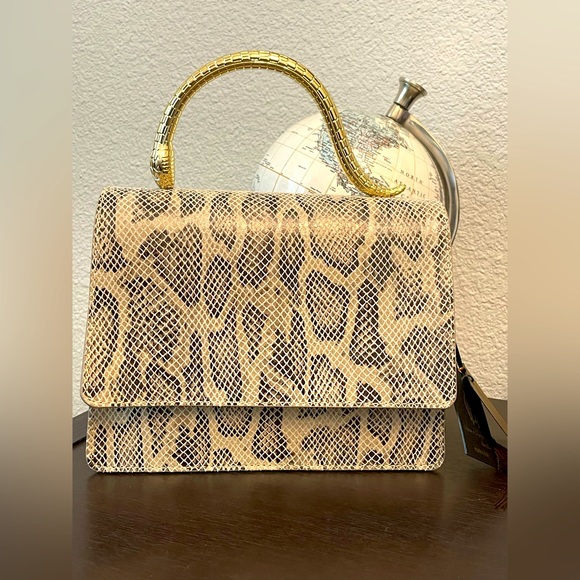 House of Harlow 1960 | Bags | House Of Harlow Snake Print Leather Bag | Poshmark